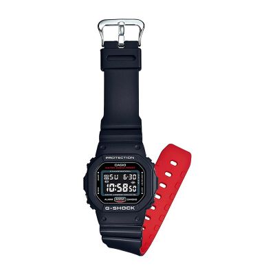 Relógio Casio G-Shock Black And Red DW-5600HR-1ER