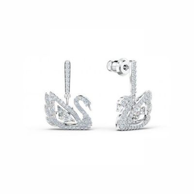 Brincos Swarovski Dancing Swan 5514420