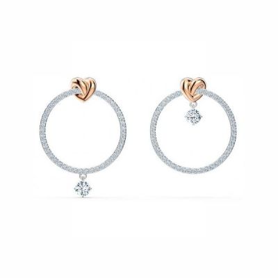 Brincos  Swarovski Lifelong Heart 5517933