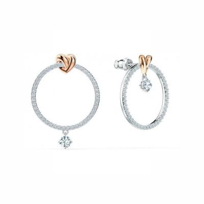 Brincos  Swarovski Lifelong Heart 5517933