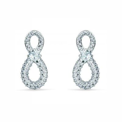 Brincos Swarovski Infinity 5518880
