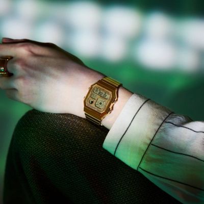 Relógio Casio Vintage Edgy A130WEG-9AEF