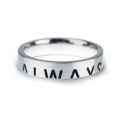 Aliança de Namoro/compromisso Prata I Love Silver Puzzles - Always Together ILS1010-PM