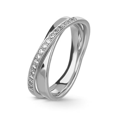 Anel de Noivado Ouro e Diamantes Eternis ALA05-D-19K