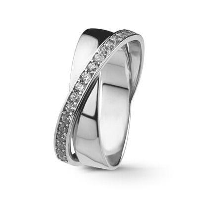 Anel de Noivado Ouro e Diamantes Eternis ALA06-D-19K