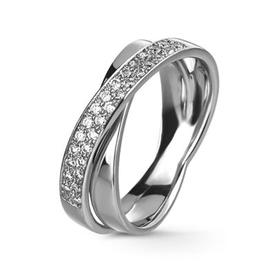 Anel de Noivado Ouro e Diamantes Eternis ALA07-D-19K