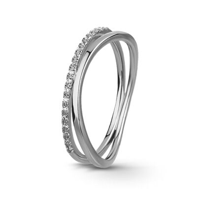 Anel de Noivado Ouro e Diamantes Eternis ALB05-D-19K