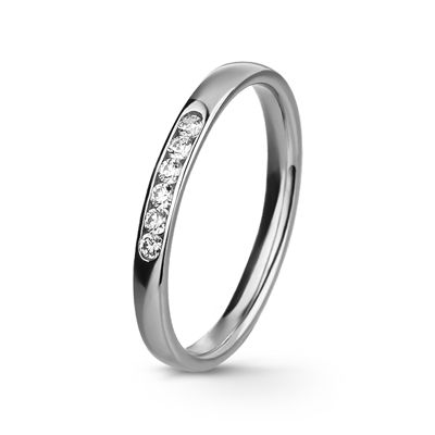 Anel de Noivado Ouro e Diamantes Eternis ETA04-D-19K