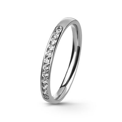 Anel de Noivado Ouro e Diamantes Eternis ETA05-D-19K