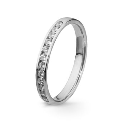 Anel de Noivado Ouro e Diamantes Eternis ETA07-D-19K