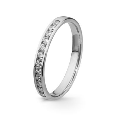 Anel de Noivado Ouro e Diamantes Eternis ETB04-D-19K