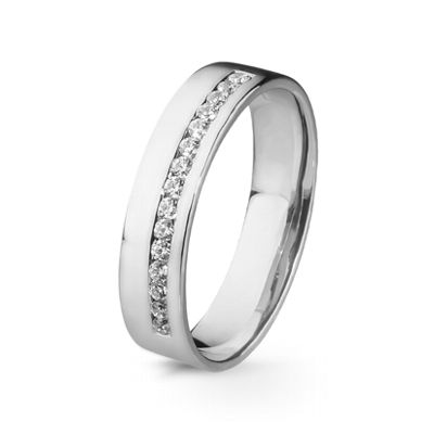 Anel de Noivado Ouro e Diamantes Eternis ETB07-D-19K