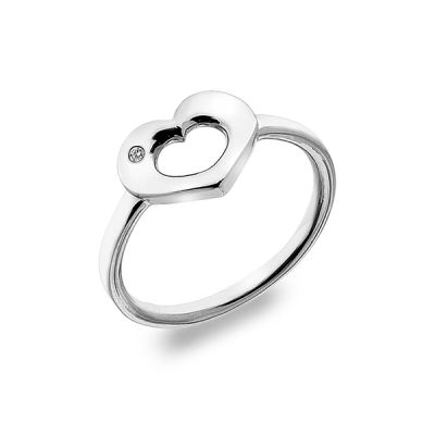 Anel Hot Diamonds Emerge Open Heart