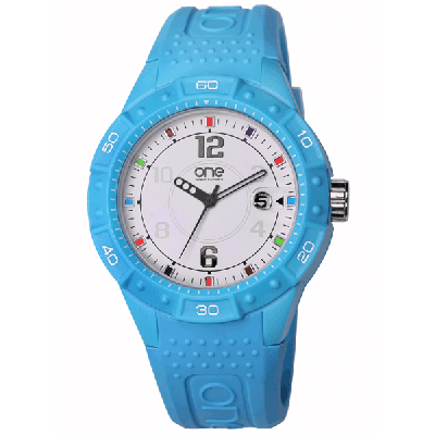 Bracelete One Splash Box Azul Claro BRC-ONE-OA6836IC-AC