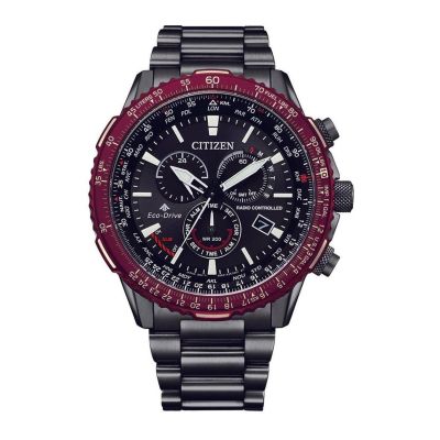 Relógio Citizen Promaster Radiocontrolado Sunrise Red CB5009-55E