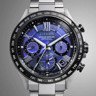 Relógio Citizen Satellite Wave Attesa - Edição Limitada CC4075-50L