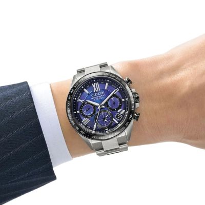 Relógio Citizen Satellite Wave Attesa - Edição Limitada CC4075-50L
