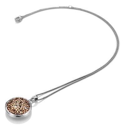 Colar Hot Diamonds Small Circle Filigree Locket DP668