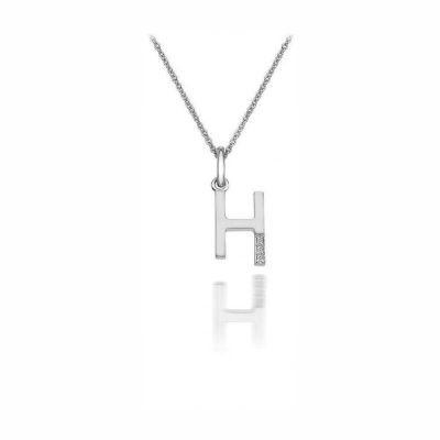 Colar Hot Diamonds 'h' DP408