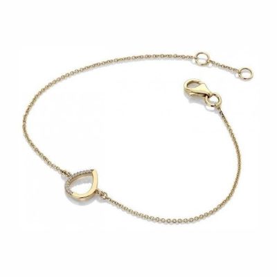 Pulseira Hot Diamonds Gold Teardrop GB009