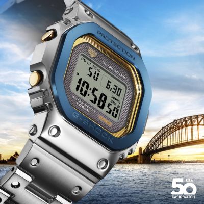 Relógio Casio G-Shock Full Metal 50º Aniversário - Edição Limitada GMW-B5000SS-2ER