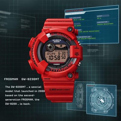 Relógio Casio G-Shock Pro Master of G FROGMAN GW-8230NT-4ER