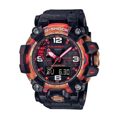 Relógio Casio G-Shock Pro Mudmaster Terra 40th Anniversary Flare Red - Edição Limitada GWG-2040FR-1A