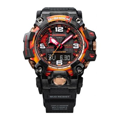 Relógio Casio G-Shock Pro Mudmaster Terra 40th Anniversary Flare Red - Edição Limitada GWG-2040FR-1AER