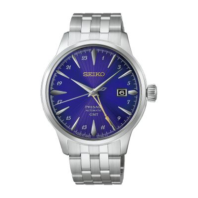 Relógio Seiko Presage Cocktail Time Roxo de Edo GMT  - Edição Limitada 145º Aniversário 