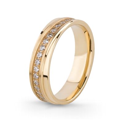 Aliança de Casamento Ouro e Diamantes Eternis EX2C5Y-D-19K