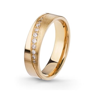 Aliança de Casamento Ouro e Diamantes Eternis EX2D5Y-D-19K