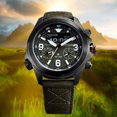 Relógio Citizen Promaster Eco Drive Land JV1005-02W