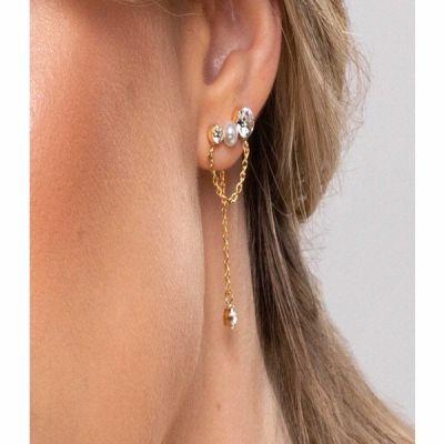 Conjunto Colar & Brincos One Jewels Shine Bright By Helena Coelho OJBSPK01G