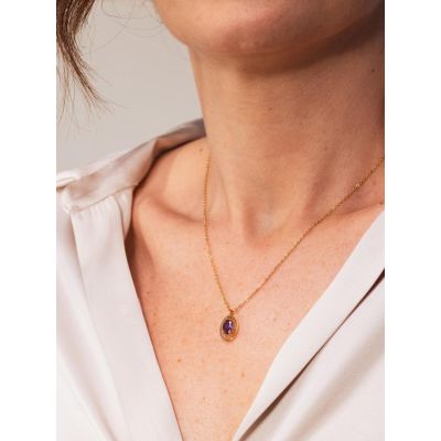 Colar One Jewels Birthstone Fevereiro - Sabedoria OJNN37G