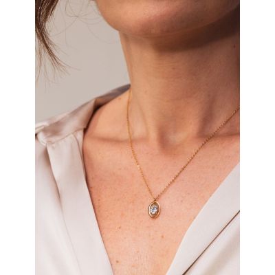 Colar One Jewels Birthstone Março - Serenidade OJNN38G