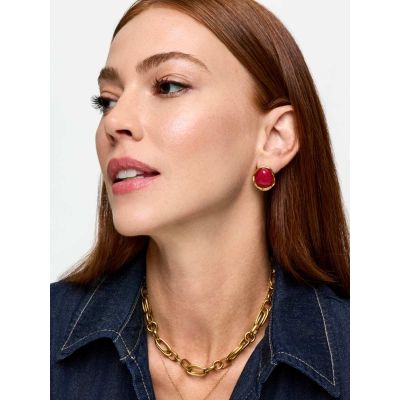 Brincos One Jewels Flame OJRDE02G