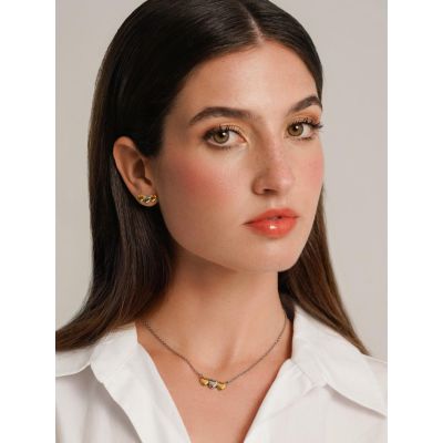 Conjunto One Jewels Crazy Heart Colar & Brincos OJSET10SG