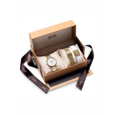 Relógio One Box One Be Golden OL9025IC11L