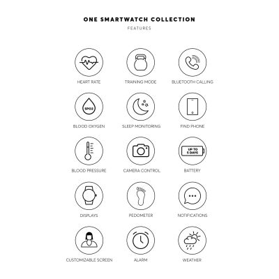 Smartwatch One MagicCall Links OSW9626GL52L
