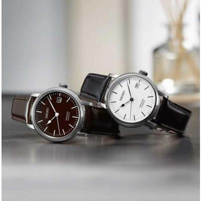 Relógio Seiko Presage Esmalte Riki Watanabe SPB115J1