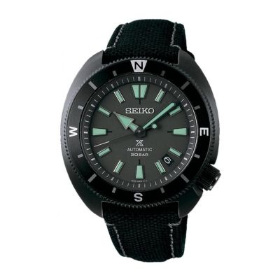 Relógio Seiko Prospex Black Series Night Vision Turtle - Edição Limitada SRPH99K1