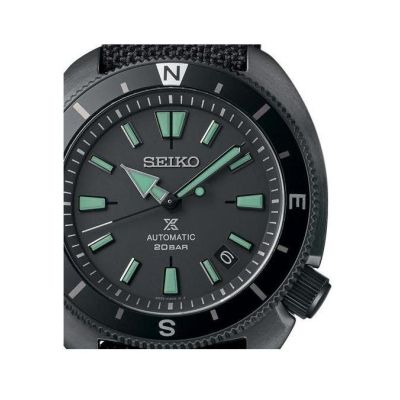 Relógio Seiko Prospex Black Series Night Vision Turtle - Edição Limitada SRPH99K1