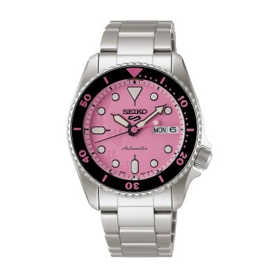 Relógio Seiko 5 Sports - Edição Limitada Pantera Cor-de-Rosa