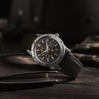 Rélogio Seiko Presage Style 60's Skeleton SSA461J1