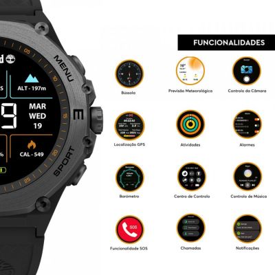 Smartwatch Timberland Trail Force S2 TDIGB0089801