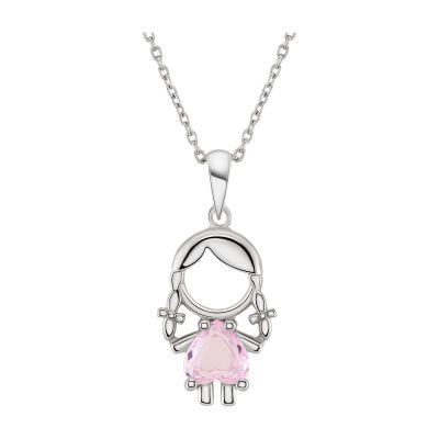 Colar Unike Jewellery Mum Girl Pink