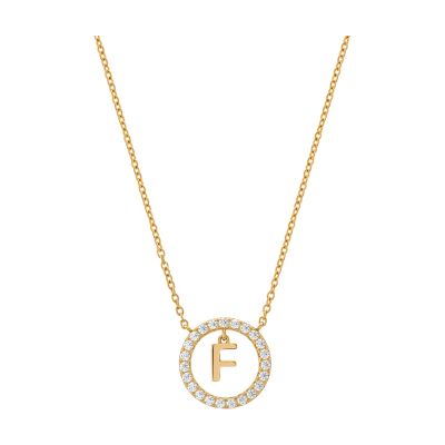Colar Unike Jewellery Letra F