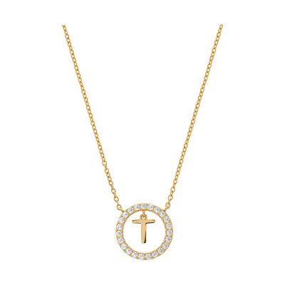 Colar Unike Jewellery Letra T