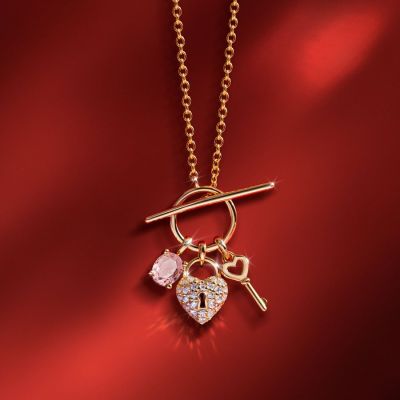 Colar Unike Jewellery Chave & Coração - Edição Dia dos Namorados 2026 UK.CL.JT0024.00.00