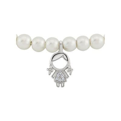 Pulseira Unike Jewellery Mum Girl Pearls UK.PU.1110.0008